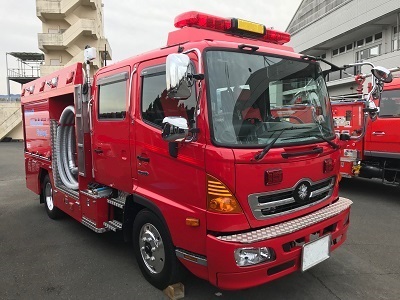 水槽付消防ポンプ自動車